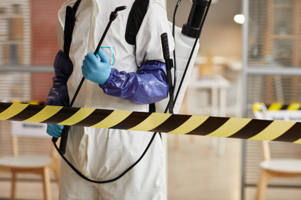 Professional Sewage Cleanup technician working in Kinsman, OH